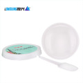 Tazón de recipiente impreso IML de colorido personalizado Caja de plástico de helado PP con cuchara de tapa
